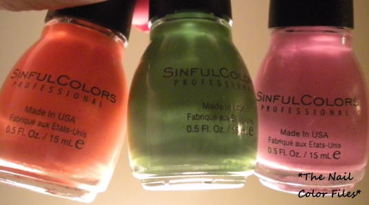 SinfulColors Anemone, Hey, You!, and Over It